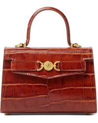 Versace - Medusa '95 Small Croc-Effect Top-Handle - Lyst