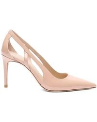Stuart Weitzman - Stuart Power Cutout Pointed Pump - Lyst