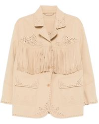 Ermanno Scervino - Fringe-Detail Coat - Lyst