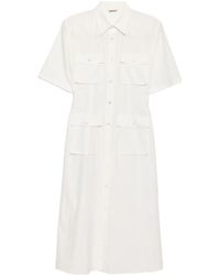 AURALEE - Finx Twill Shirt Dress - Lyst