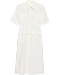 AURALEE - Finx Twill Shirt Dress - Lyst