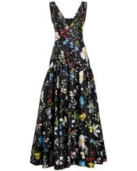 Alice + Olivia - Lila Floral-Print Maxi Dress - Lyst