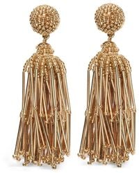 Carolina Herrera - Tassel Earrings - Lyst