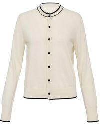 Renli Su - Trimmed Cashmere Cardigan - Lyst