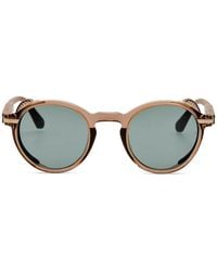 Linda Farrow - Round-Frame Sunglasses - Lyst