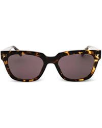Guess - Lunettes De Soleil Rectangulaires À Effet Écailles De Tortue - Lyst