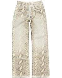 Acne Studios - Printed Jeans - Lyst