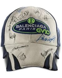 Balenciaga - Scribble Logo Baseball Cap - Lyst