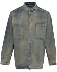 Rick Owens - Jumbo Denim Shirt Jacket - Lyst