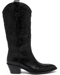 Buttero - 60Mm Annie Pointed-Toe Cowboy Boots - Lyst