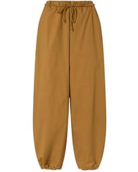 Pinko - Wide-Leg Trousers With Tie - Lyst