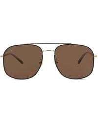 Gucci - Occhiali Da Sole Con Montatura Stile Pilota - Lyst