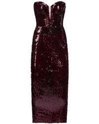 ARAFTU - Sequin-Embellished Lace-Up Dress - Lyst