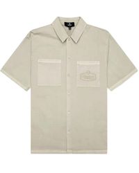 Represent - Overhemd Met Geborduurd Logo En Korte Mouwen - Lyst