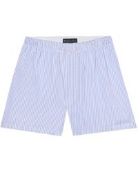 Brooks Brothers - Striped Cotton Boxer Shorts - Lyst