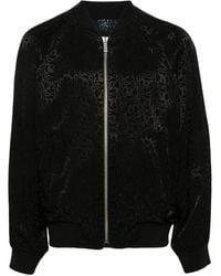 Just Cavalli - Logo-Jacquard Bomber Jacket - Lyst