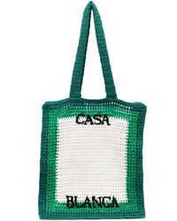 CASABLANCA - Tennis Crochet-knit Tote Bag - Lyst