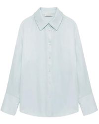 Anine Bing - Bridget Buttoned Point-Collar Shirt - Lyst
