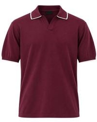 MC2 Saint Barth - Sloan Contrast-Trim Polo-Collar T-Shirt - Lyst