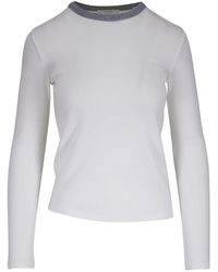 Vince - Crew-Neck Long-Sleeve T-Shirt - Lyst