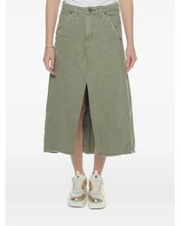 One Teaspoon - Mrs Carter Denim Midi Skirt - Lyst