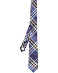 Burberry Cravatta con effetto jacquard - Blu