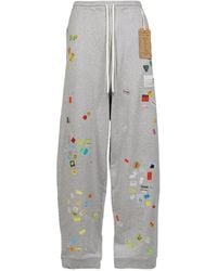 Maison Mihara Yasuhiro - Price-Tag Sticker Printed Sweat Pants - Lyst