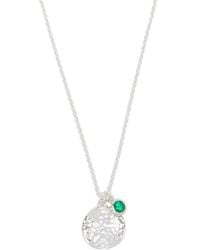 Dower & Hall - Collier À Pendentif Serti De Grenat - Lyst