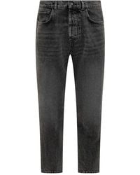 AMISH - Katoenen Jeans Met Vijf Zakken - Lyst
