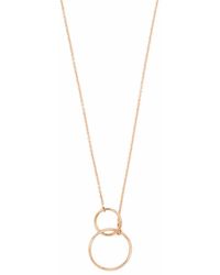 Ginette NY 18kt Tiny Fusion Rotgoldhalskette - Mettallic