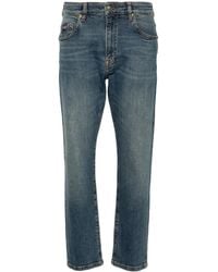 Versace Jeans Couture - Jean Slim À Logo Brodé - Lyst