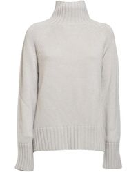 Max Mara - High-Neck Chunky-Knit Sweater - Lyst