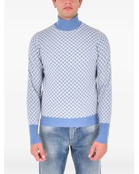 Drumohr - Patterned Roll-Neck Sweater - Lyst