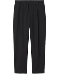 Maison Kitsuné - Pleated Elasticated-Waistband Trousers - Lyst