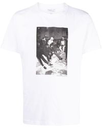 agnès b. - Photograph-print Cotton T-shirt - Lyst