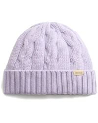 Woolrich - Mütze Mit Zopfmuster - Lyst