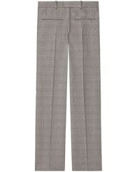 Courreges - Pantalones rectos con estampado príncipe de Gales - Lyst