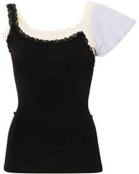 all in - Double Cotton Tank Top - Lyst