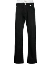 VTMNTS - Double-Layer Straight-Leg Jeans - Lyst