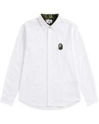 A Bathing Ape - Camisa 1St Camo One Point - Lyst