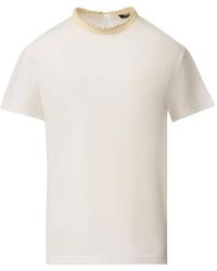 Fabiana Filippi - Scalloped-Collar T-Shirt - Lyst