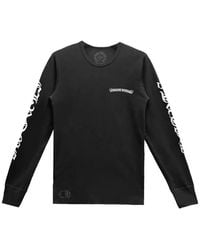 Chrome Hearts - Scroll Waffle Thermal Long-Sleeve T-Shirt - Lyst