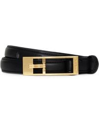 Anine Bing - Elly Belt Smooth Leather - Lyst