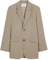 Ami Paris - Abrigo Con Botones - Lyst