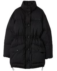 Miu Miu - Drawstring-Waist Coat - Lyst