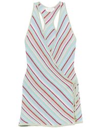 Asta Resort - Lila Wrap Mini Dress - Lyst