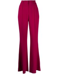 Elie Saab - Cady Mid-rise Flared Trousers - Lyst
