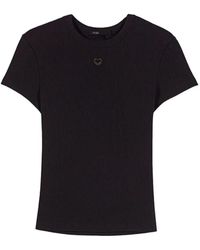 Maje - Katoenen T-Shirt - Lyst