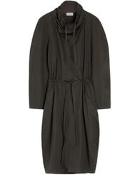 Lemaire - Abito Midi Vareuse Con Maniche Raglan - Lyst