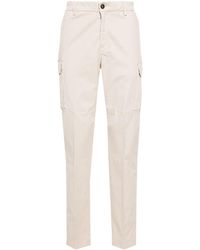 Eleventy - Mid-rise Cargo Trousers - Lyst